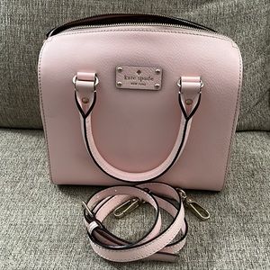 New without tags light pink Kate spade top handle/shoulder bag.